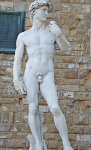 One Of Many statutes Of David