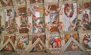 Main Center Ceiling Sistine Chapel