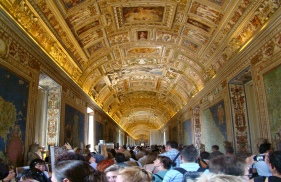 Hallway ceiling in Vatican
